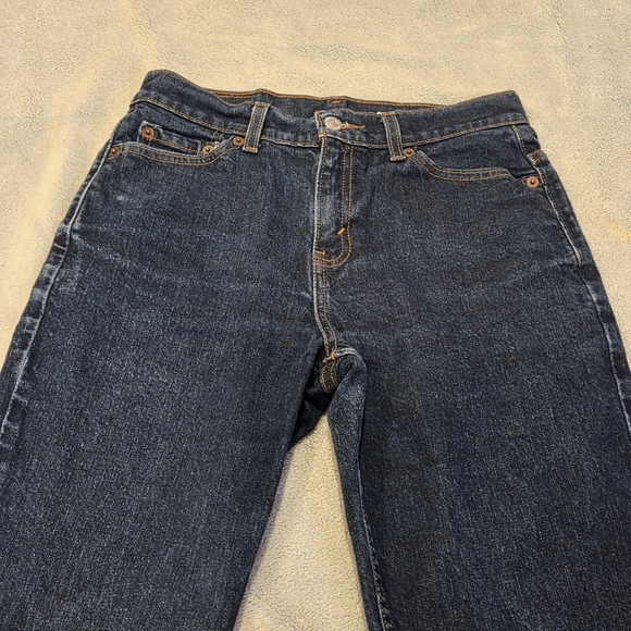Vintage Levi's 512 Jeans Women's 6 (28x26) Dark Wash Denim Slim Fit Tapered Leg - Picture 2 of 14